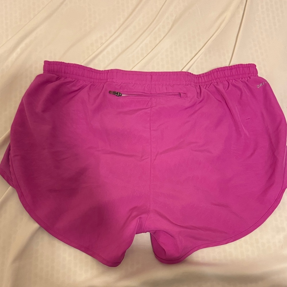 Nike Women's Pink Athletic Shorts - Picture 2 of 6